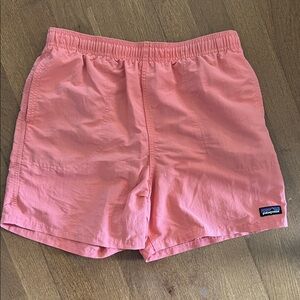 Patagonia boys coral swimming trunks